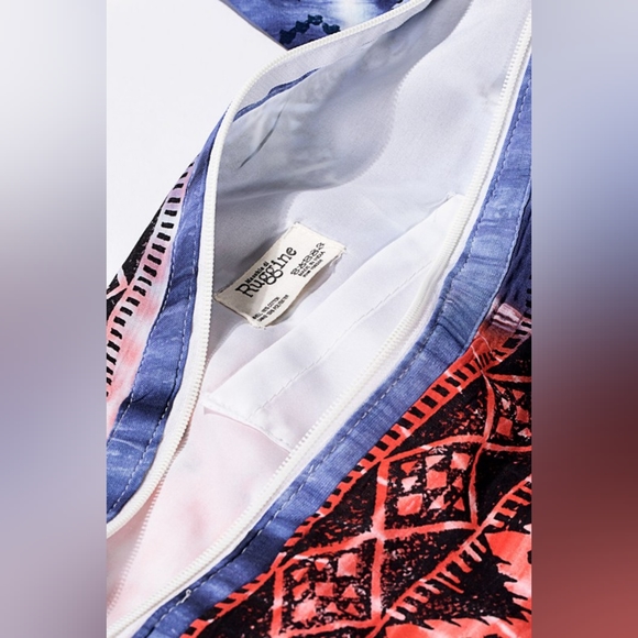 Boho Chic Patriotic Tie Dyed Hobo Beach Yoga Shoulder Bag -Ethnic Inspired Print - Picture 6 of 8